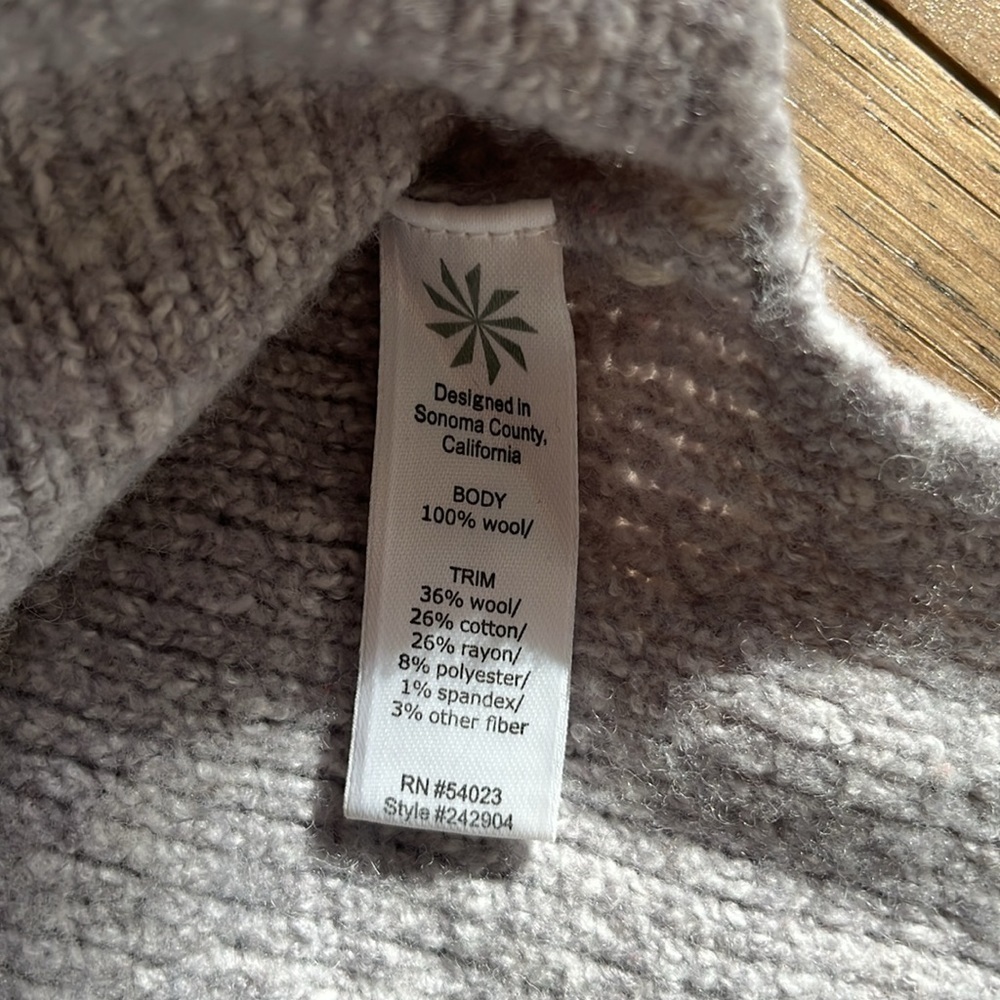 ATHLETA | wool sweater, size XS - Picture 4 of 5